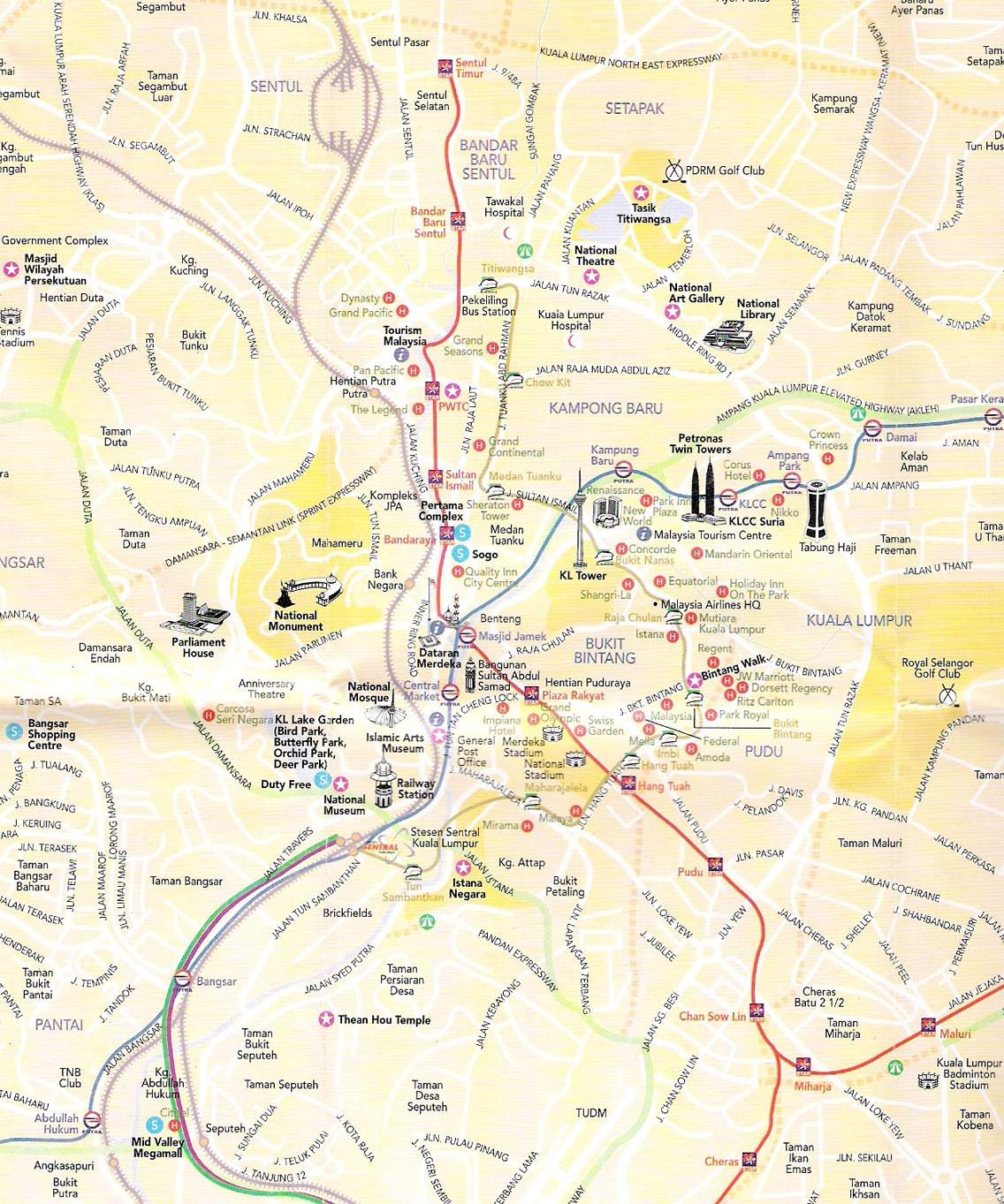 Large Kuala Lumpur Maps For Free Download And Print High Resolution And Detailed Maps