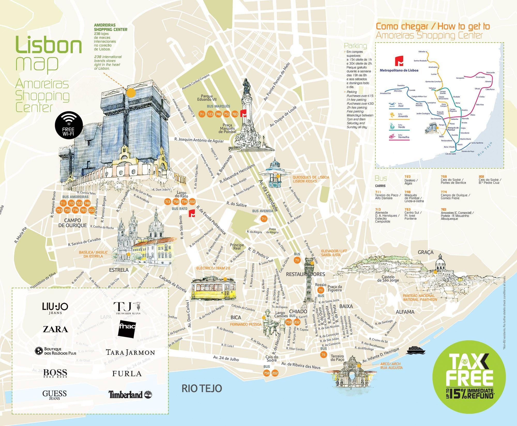 city map of lisbon portugal city map of lisbon portugal