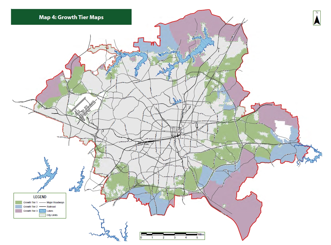 Map 4 Growth Tiers Map 4 Growth Tiers
