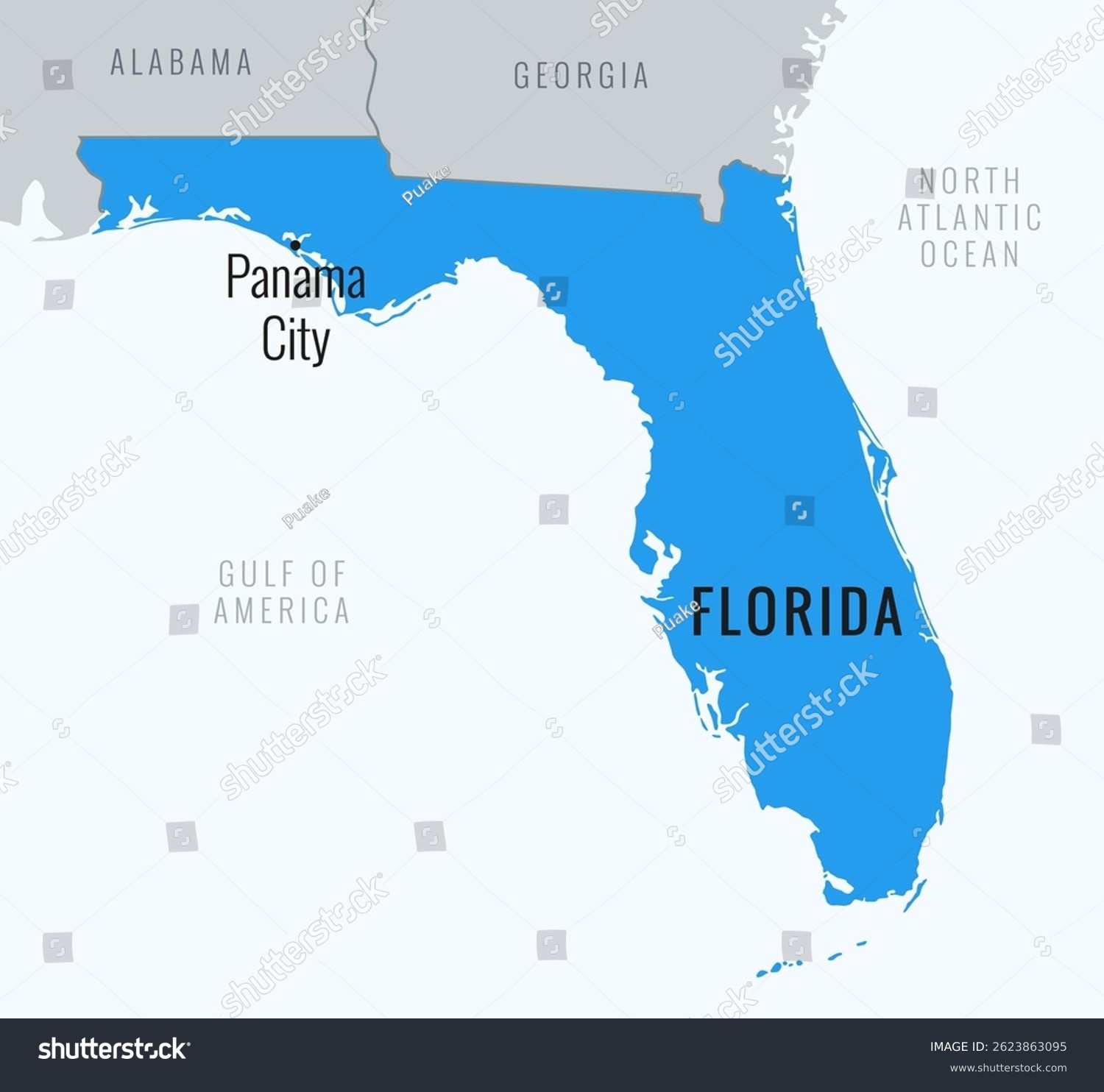 panama city on map of florida panama city on map of florida