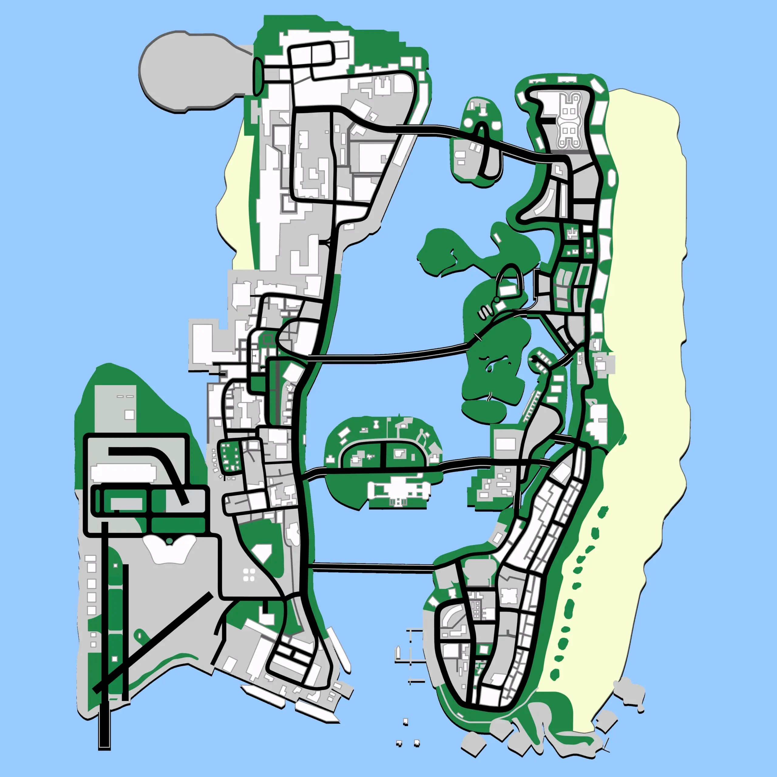 Map GTA Vice City Hidden Packages GTA Wiki Fandom Map GTA Vice City Hidden Packages GTA Wiki Fandom