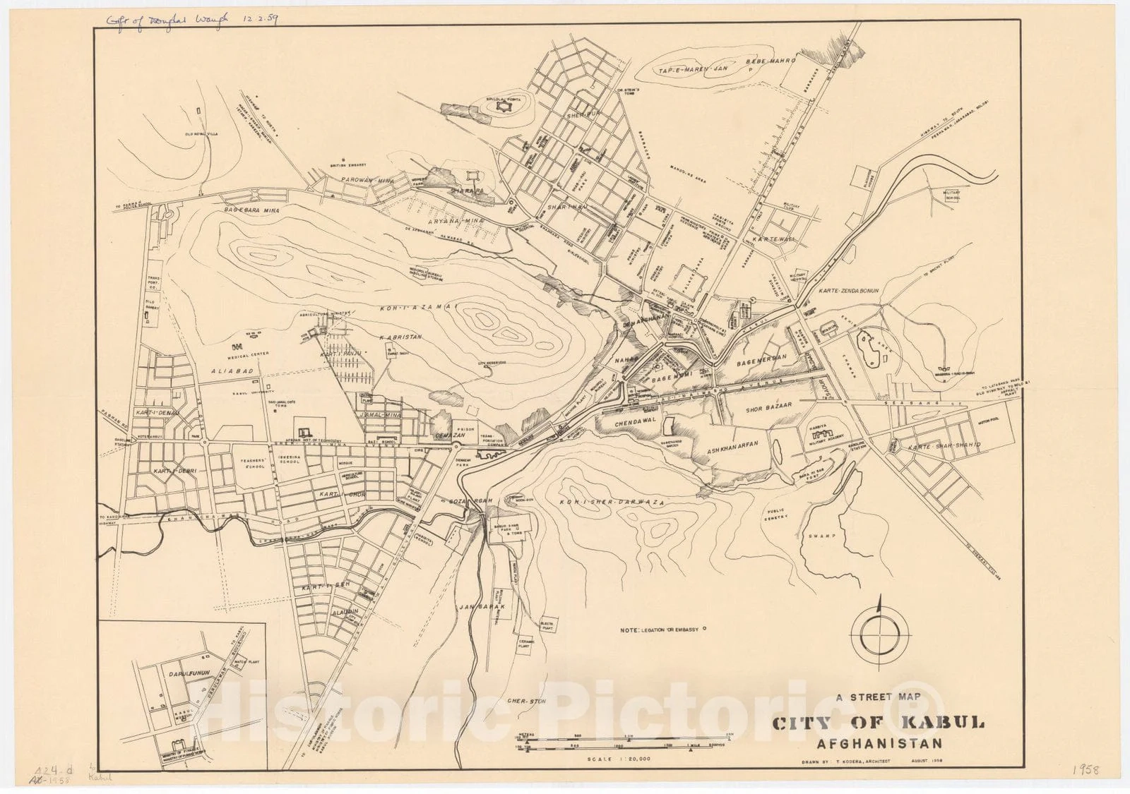 city map of kabul afghanistan