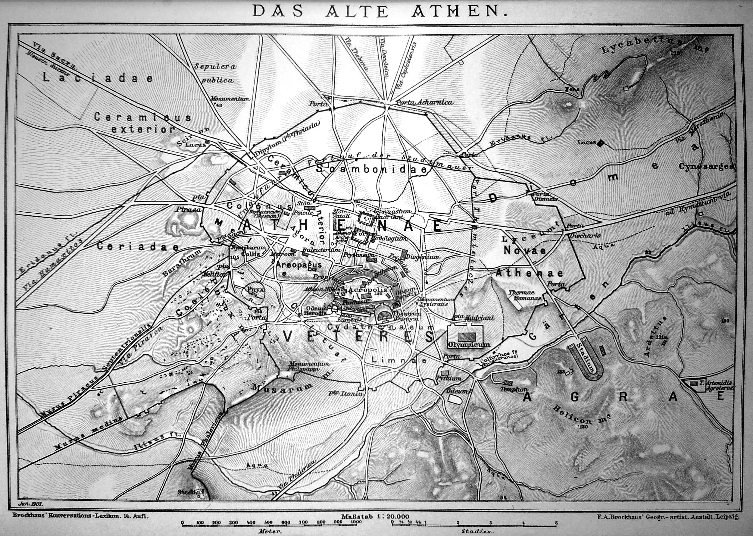 Map Of Ancient Athens World History Encyclopedia Map Of Ancient Athens World History Encyclopedia