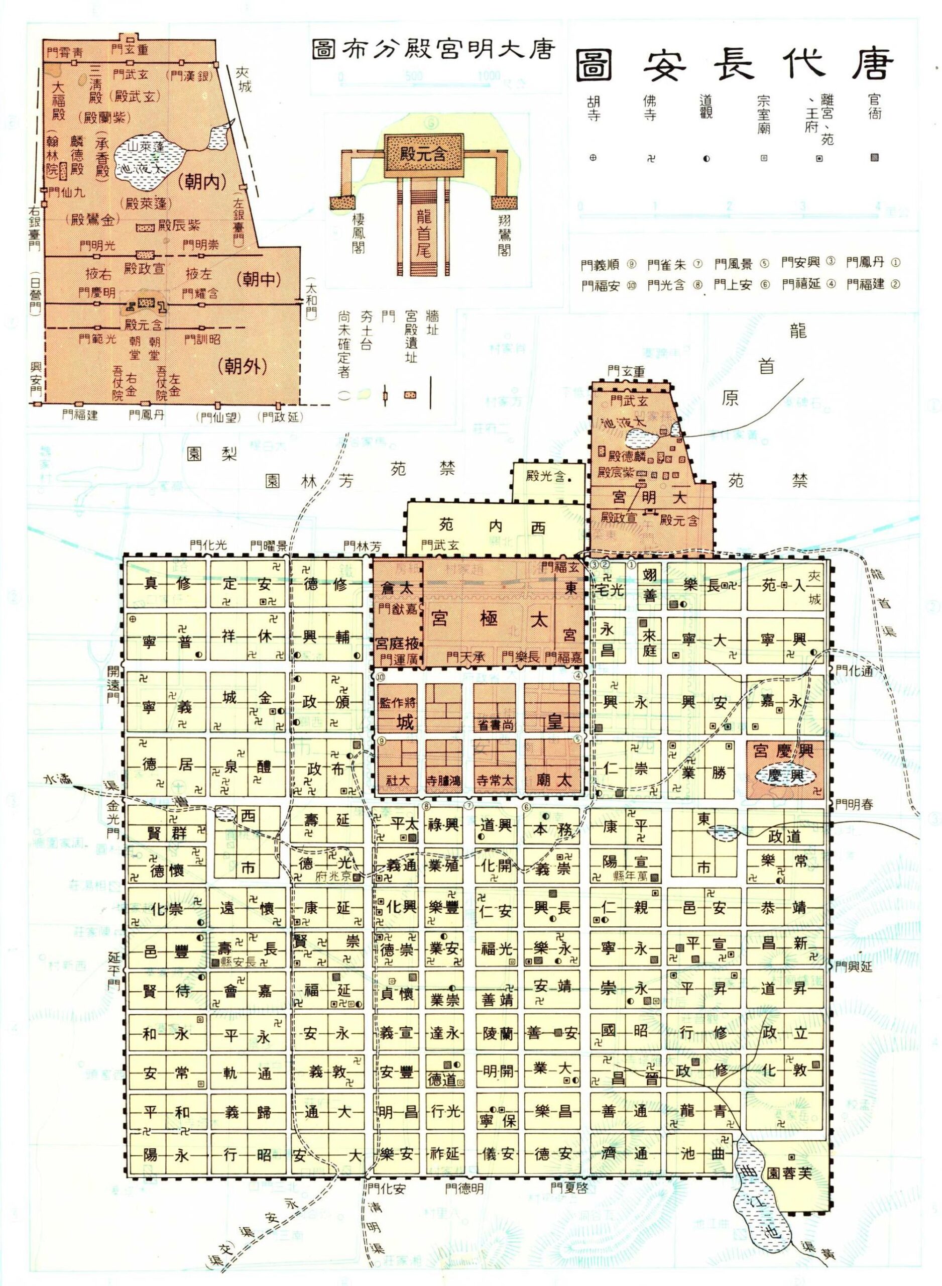 chang'an city map