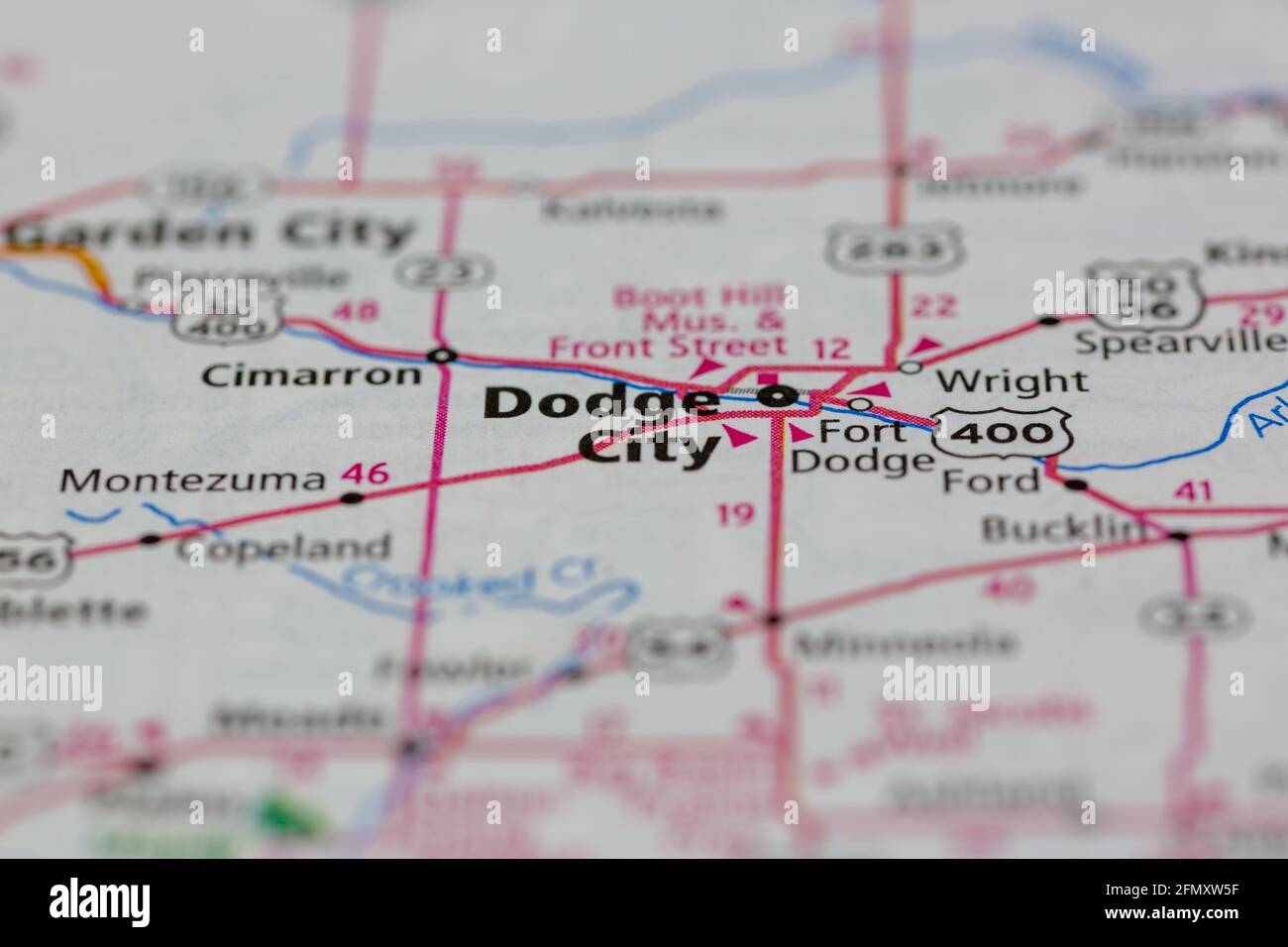 Map Of Dodge City Hi res Stock Photography And Images Alamy
