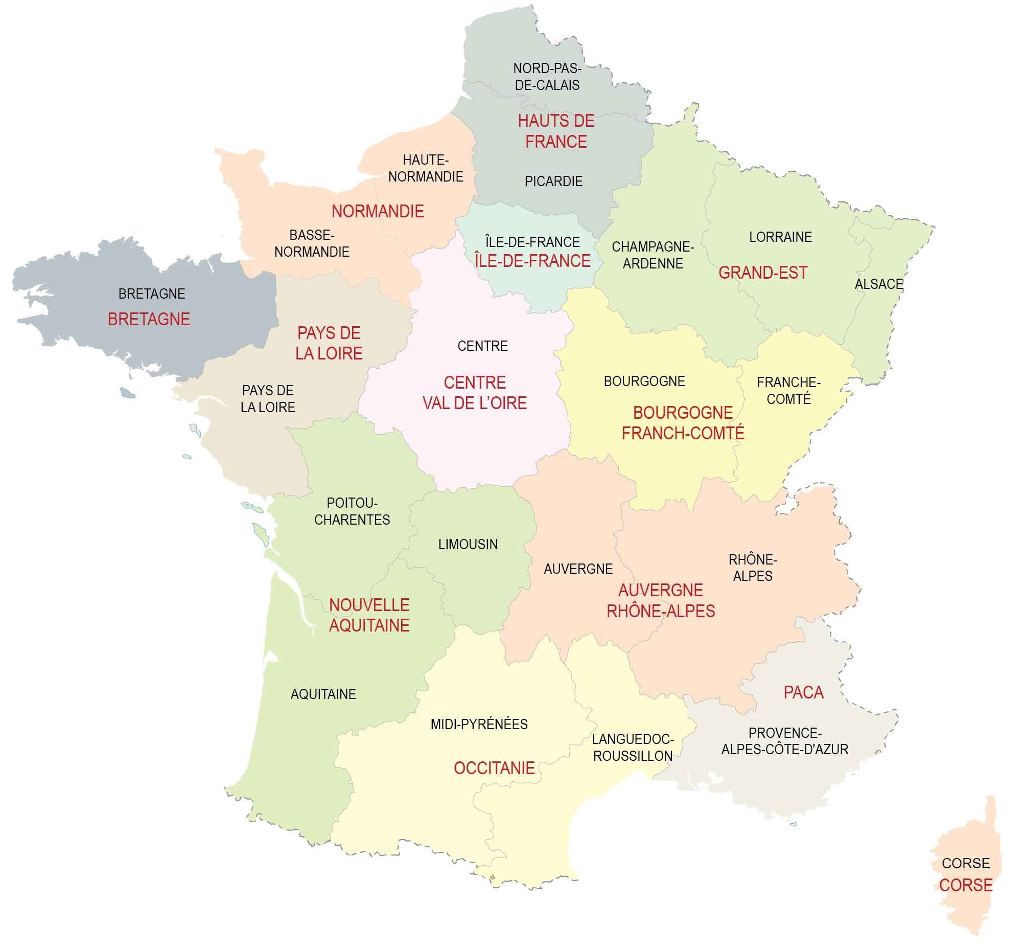 Map Of France Cities And Roads GIS Geography