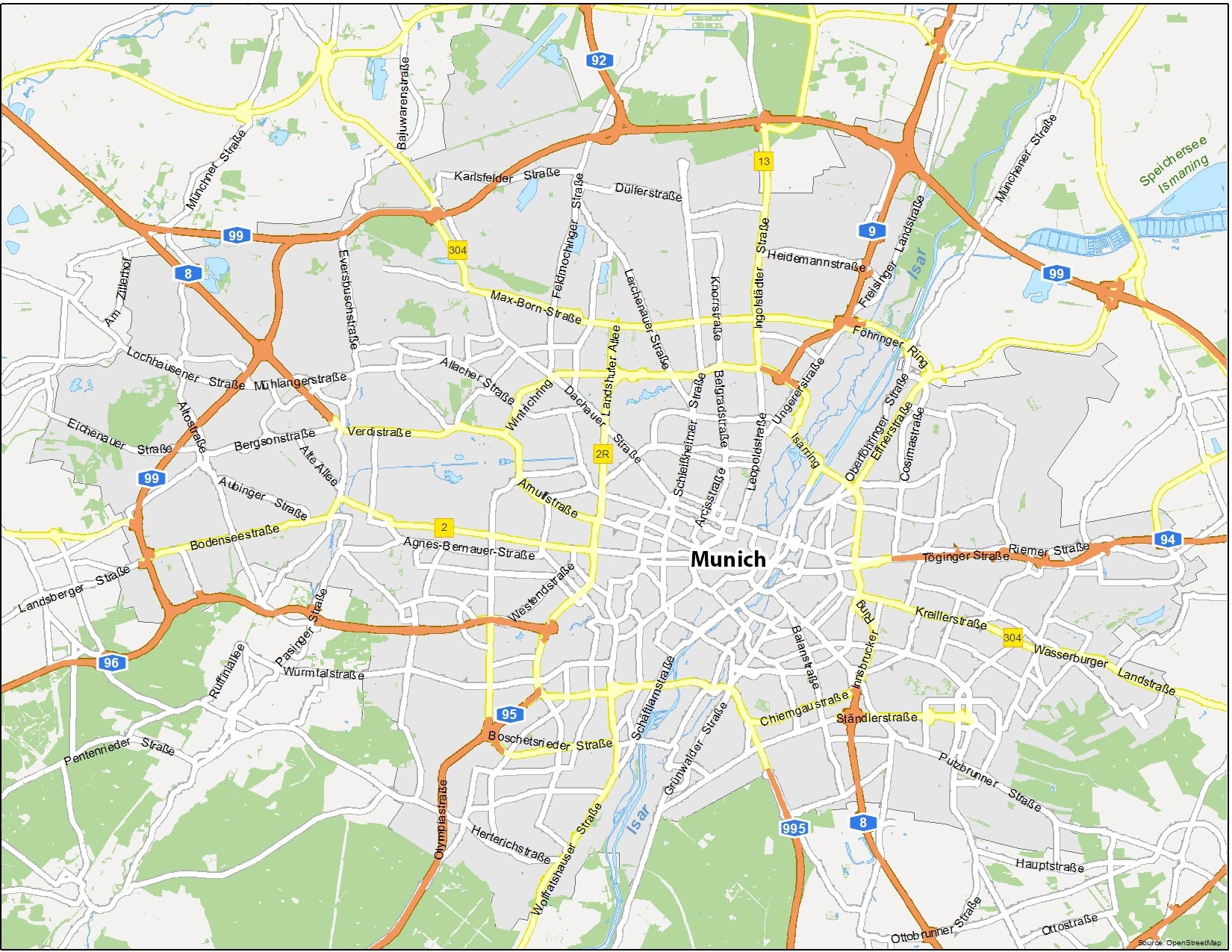 Map Of Munich Germany GIS Geography Map Of Munich Germany GIS Geography