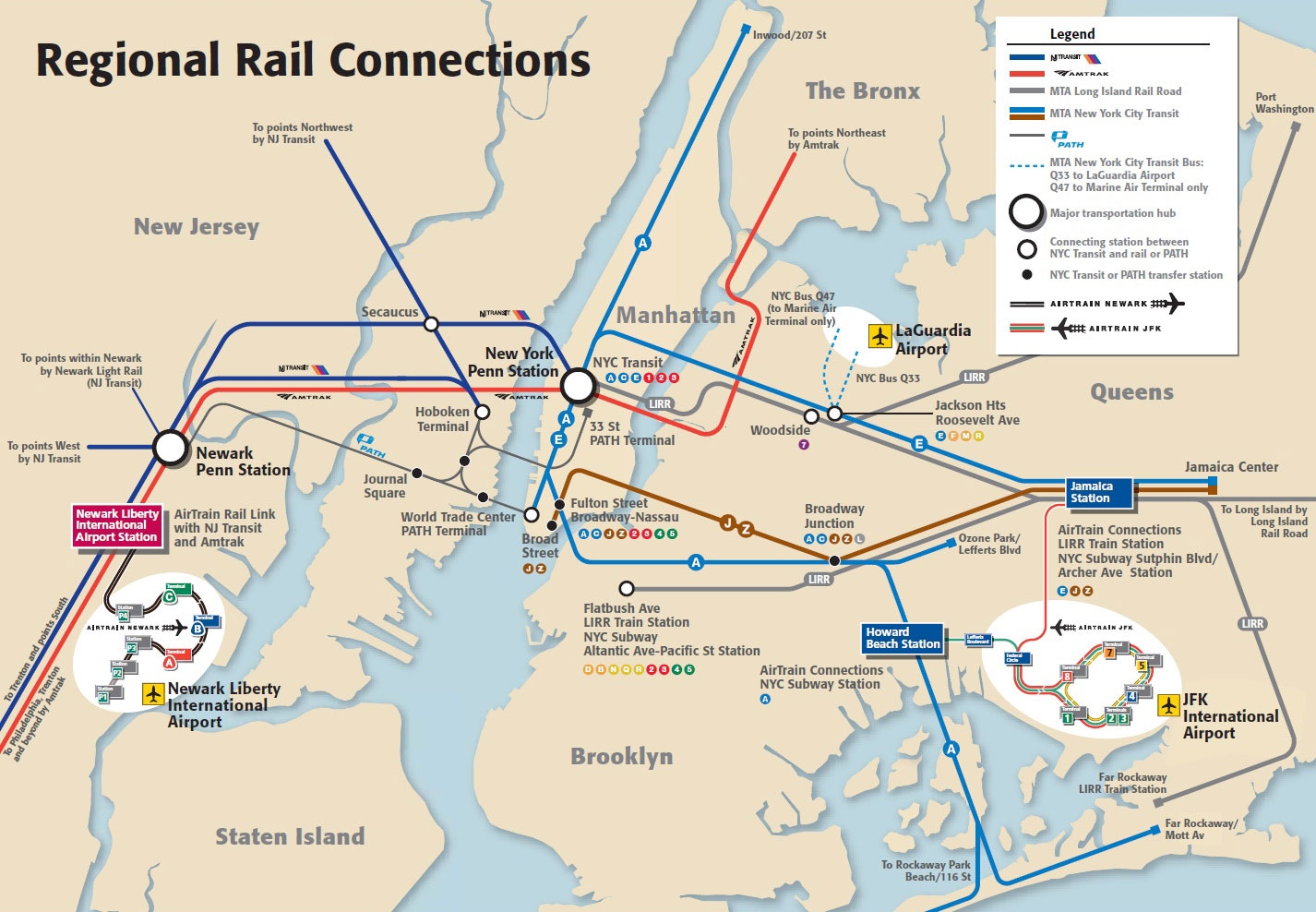 Map Of NYC Airport Transportation Terminal Map Of NYC Airport Transportation Terminal