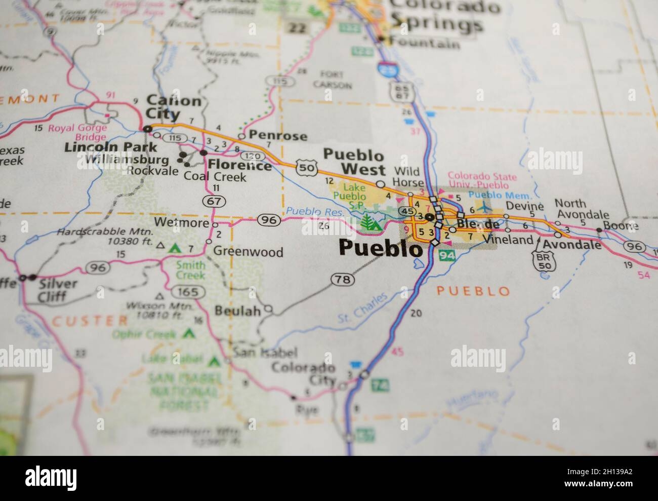 Map Of Pueblo Colorado Hi res Stock Photography And Images Alamy Map Of Pueblo Colorado Hi res Stock Photography And Images Alamy