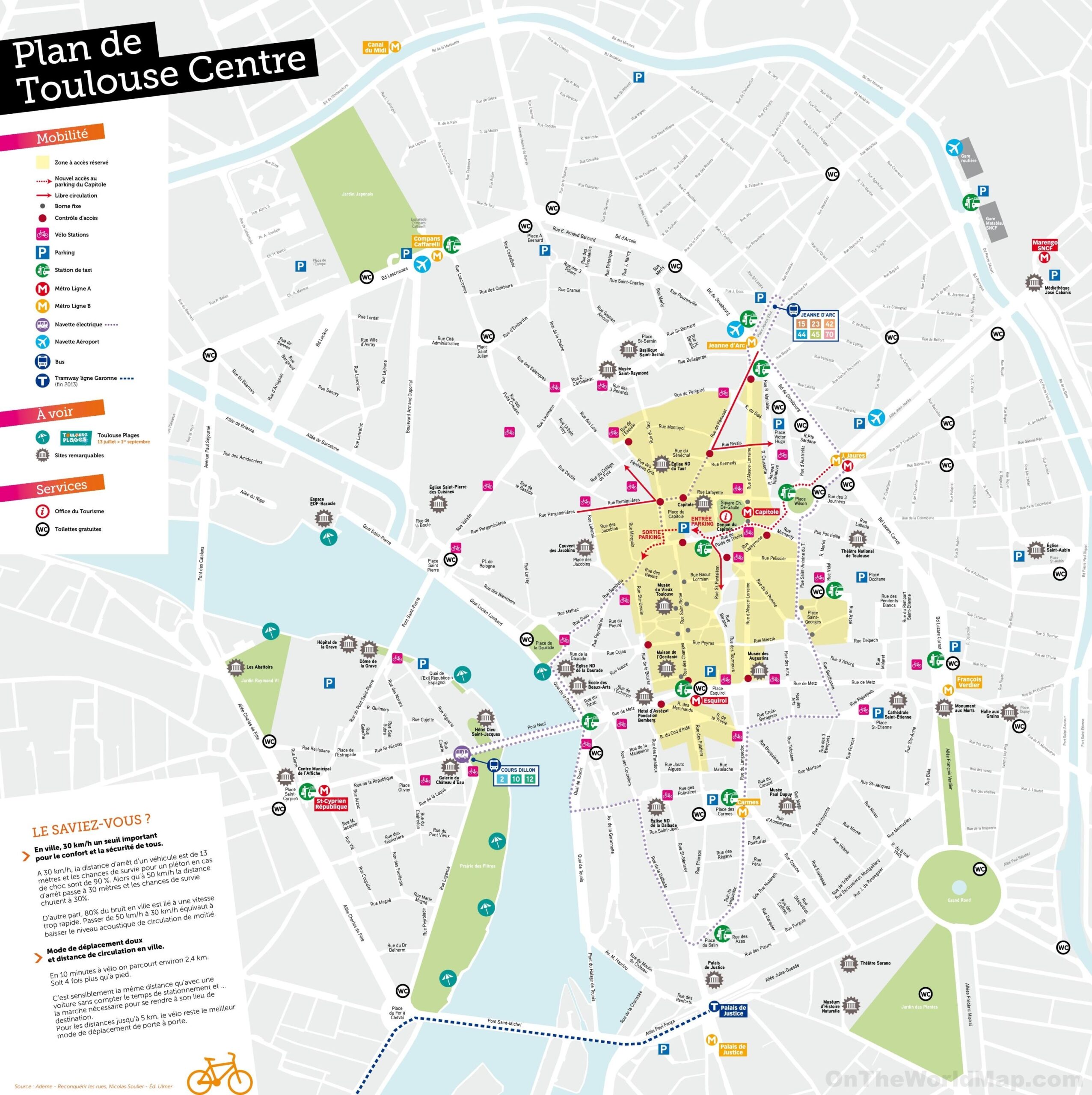 city map of toulouse france city map of toulouse france