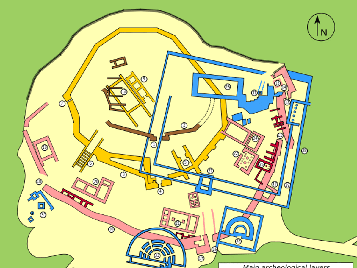 Map Of Troy World History Encyclopedia
