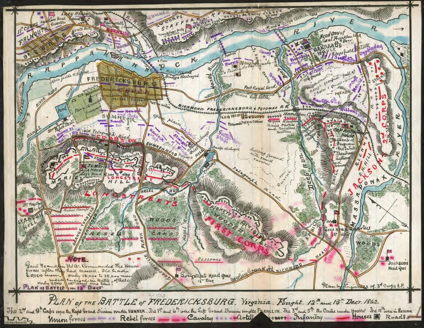 Mapping The Battle Of Fredericksburg Worlds Revealed Mapping The Battle Of Fredericksburg Worlds Revealed