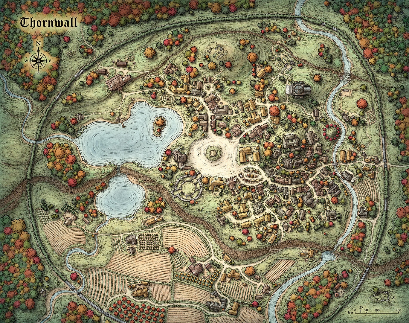 Mike Schley s Portfolio Fictional City Maps Mike Schley s Portfolio Fictional City Maps