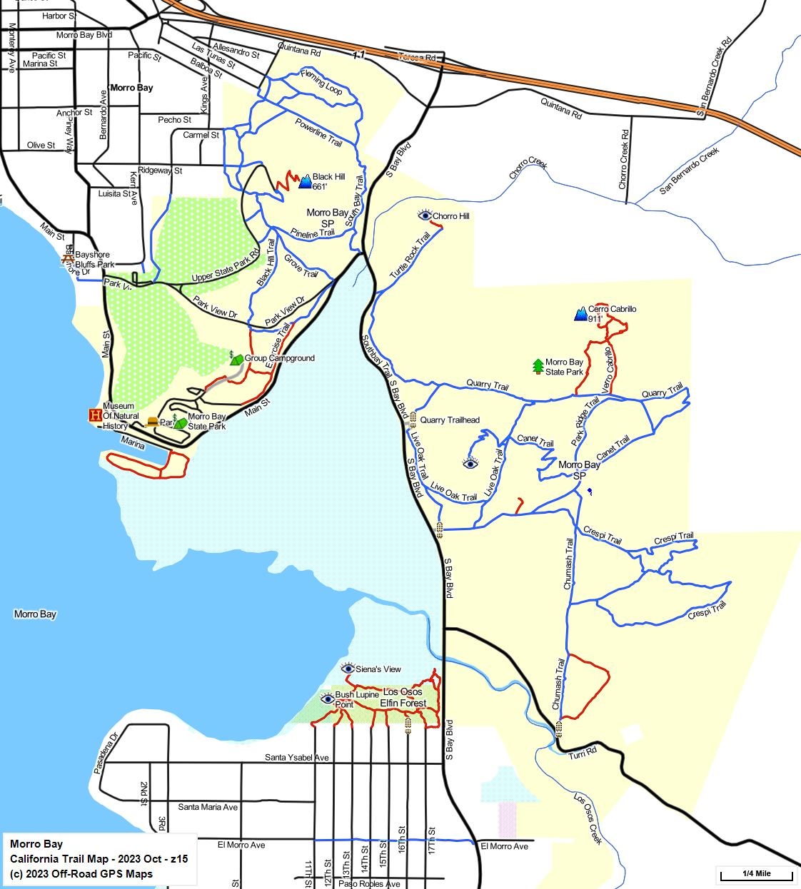 morro bay city map morro bay city map