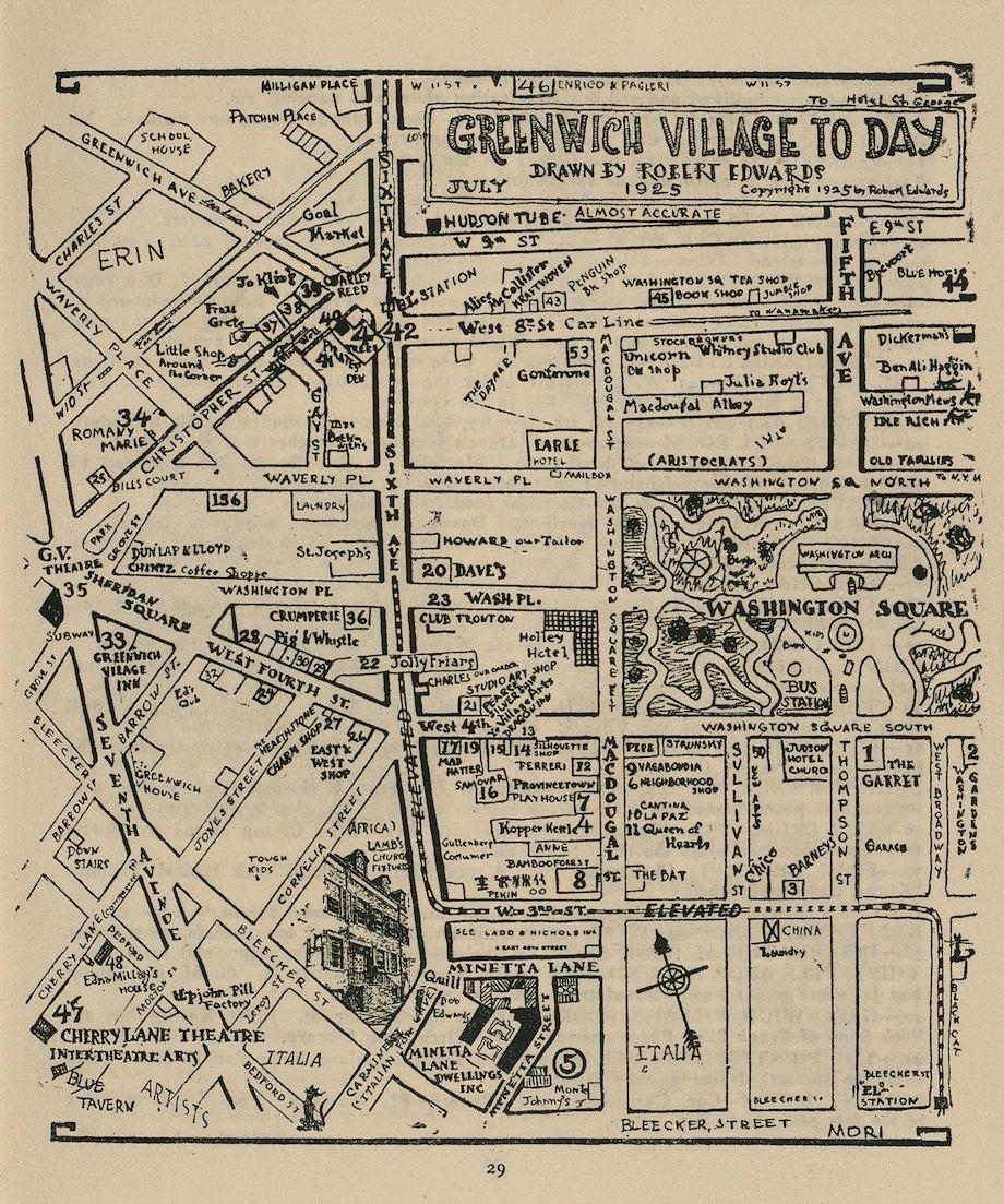 greenwich village new york city map greenwich village new york city map