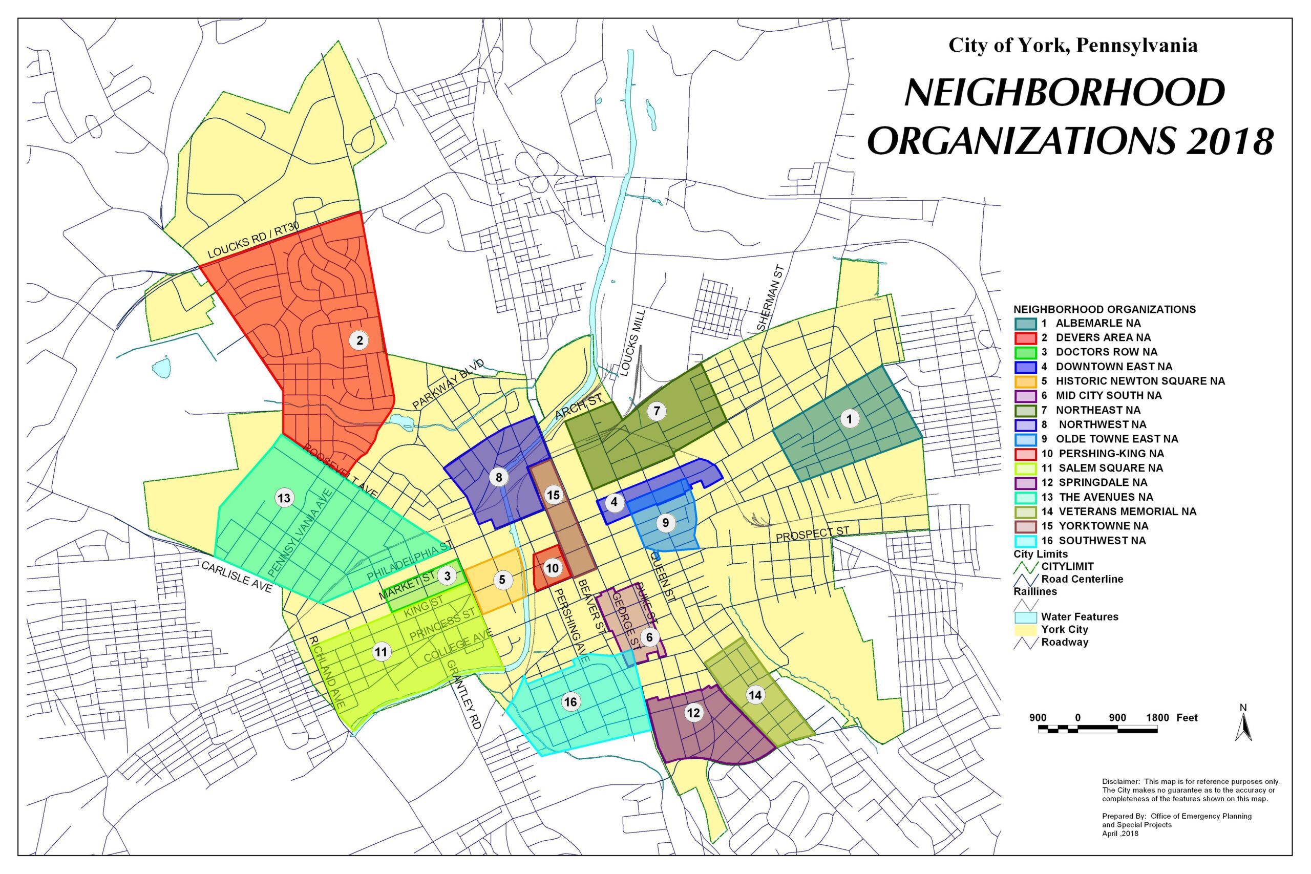 Neighborhood Associations City Of York Pennsylvania