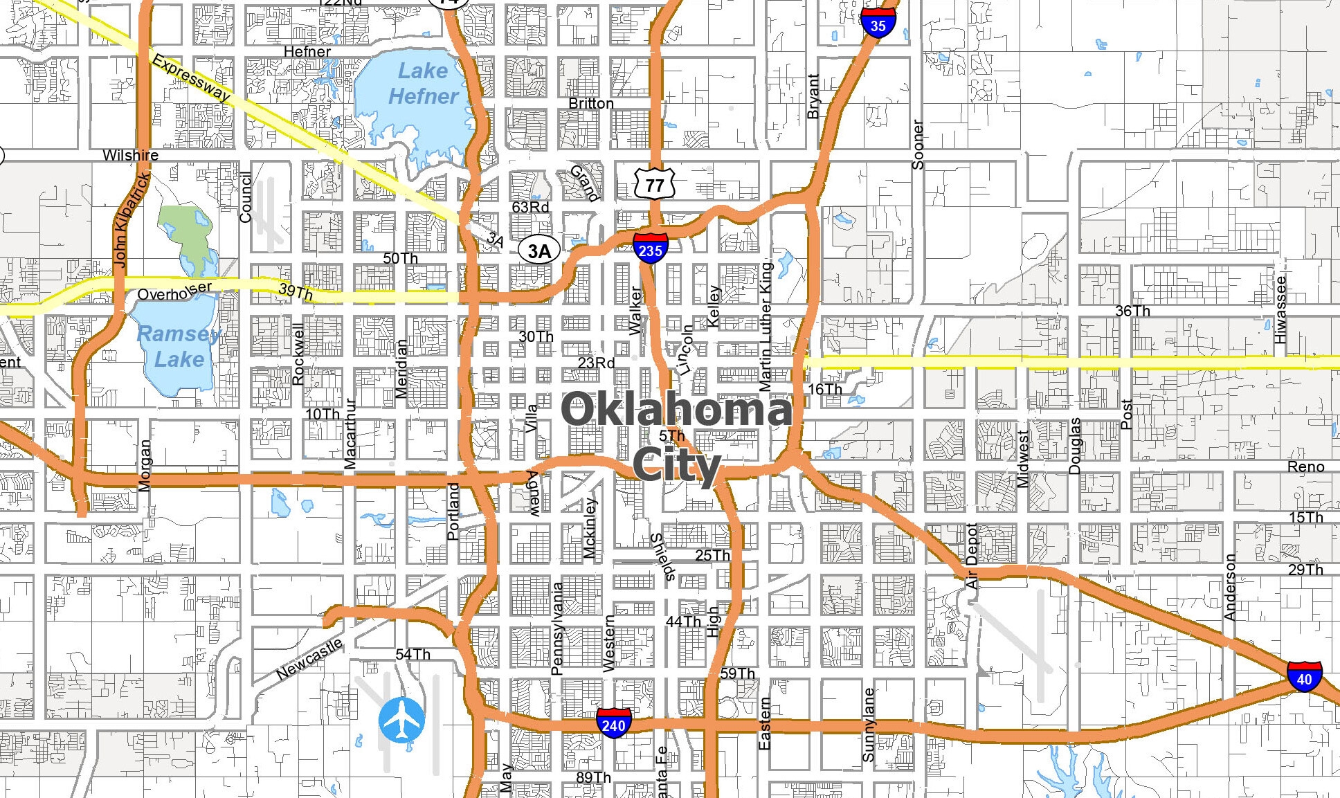 Oklahoma City Map GIS Geography Oklahoma City Map GIS Geography