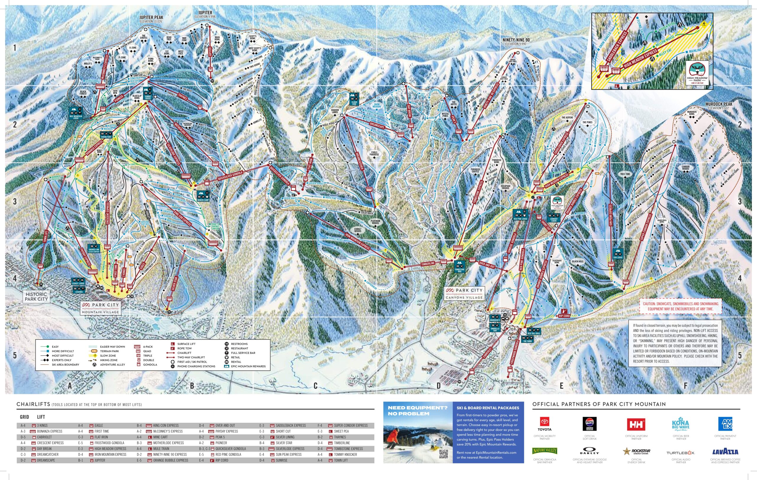 Park City Piste Maps And Ski Maps Park City Piste Maps And Ski Maps