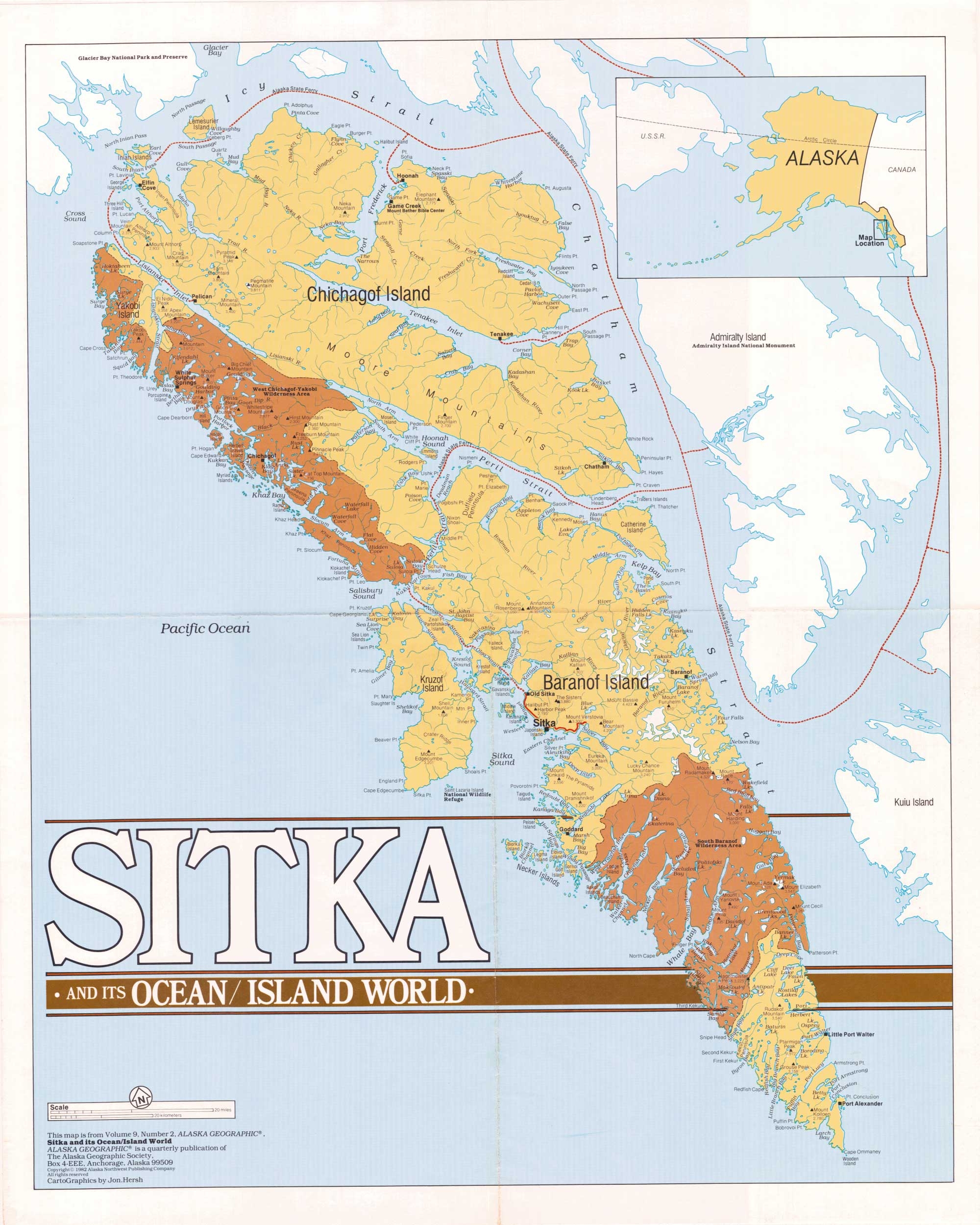 sitka city map sitka city map