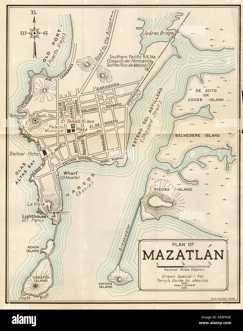 mazatlan city map