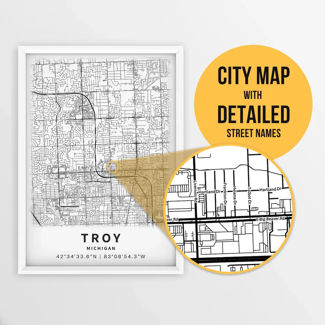 troy city map
