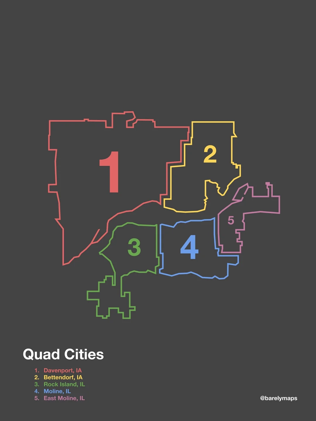 quad cities map
