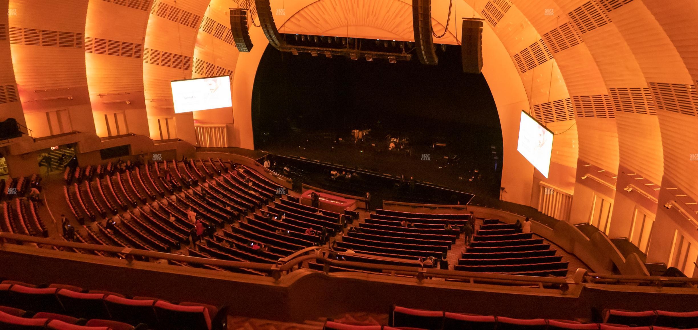 radio city seating map