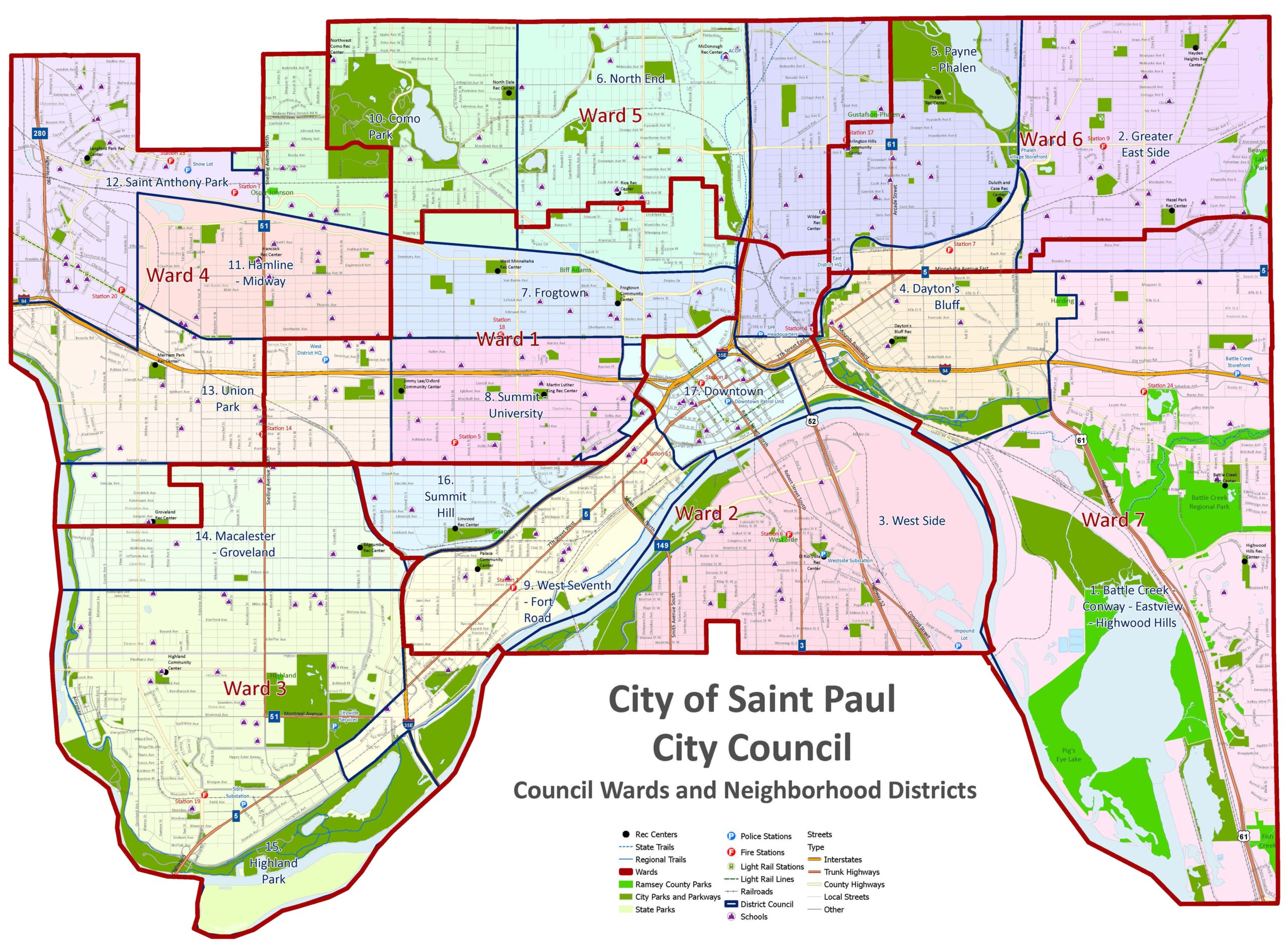 city of st paul mn map city of st paul mn map