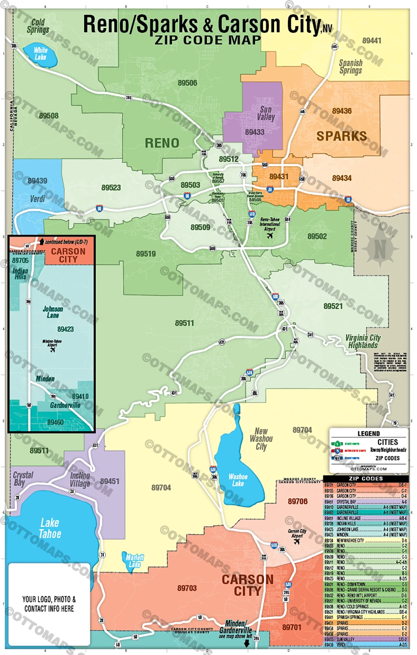 carson city map