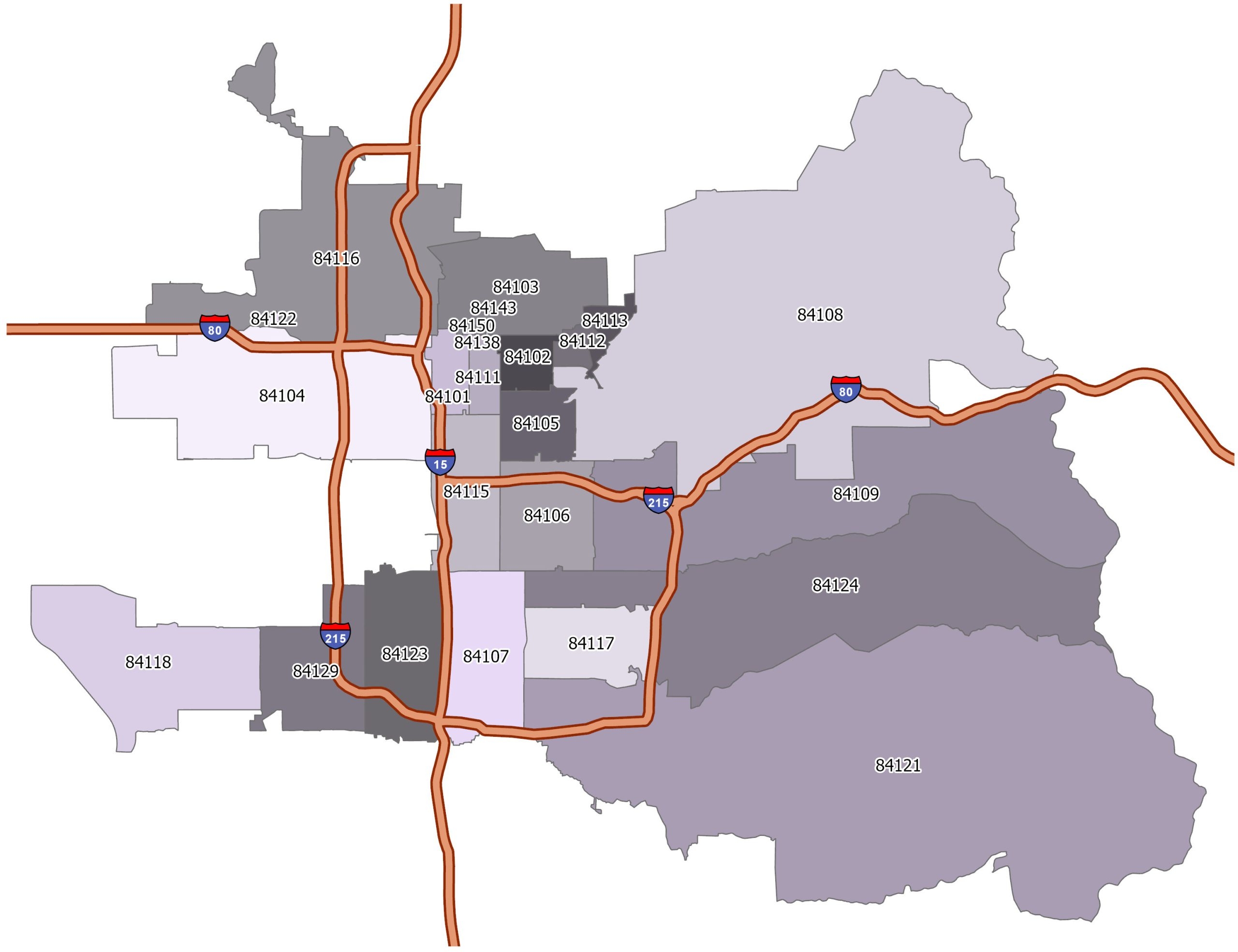 Salt Lake City Zip Code Map GIS Geography Salt Lake City Zip Code Map GIS Geography