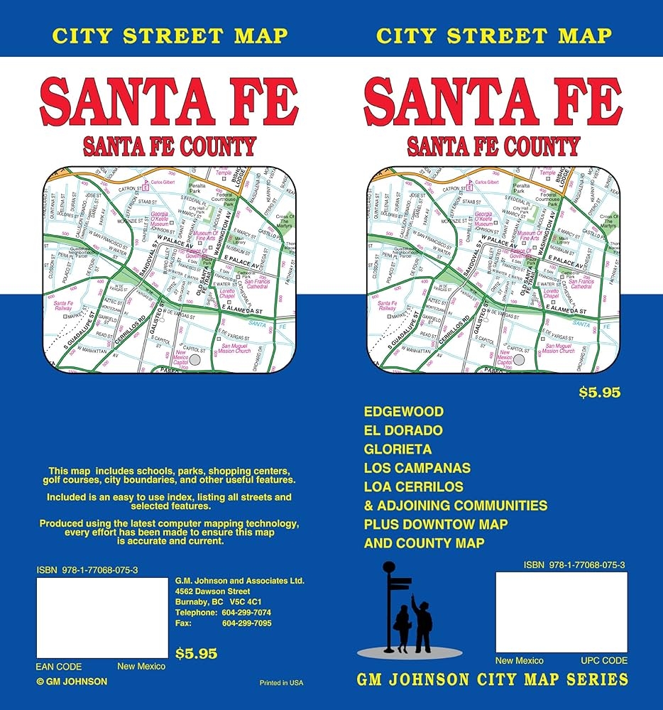 city map of santa fe nm