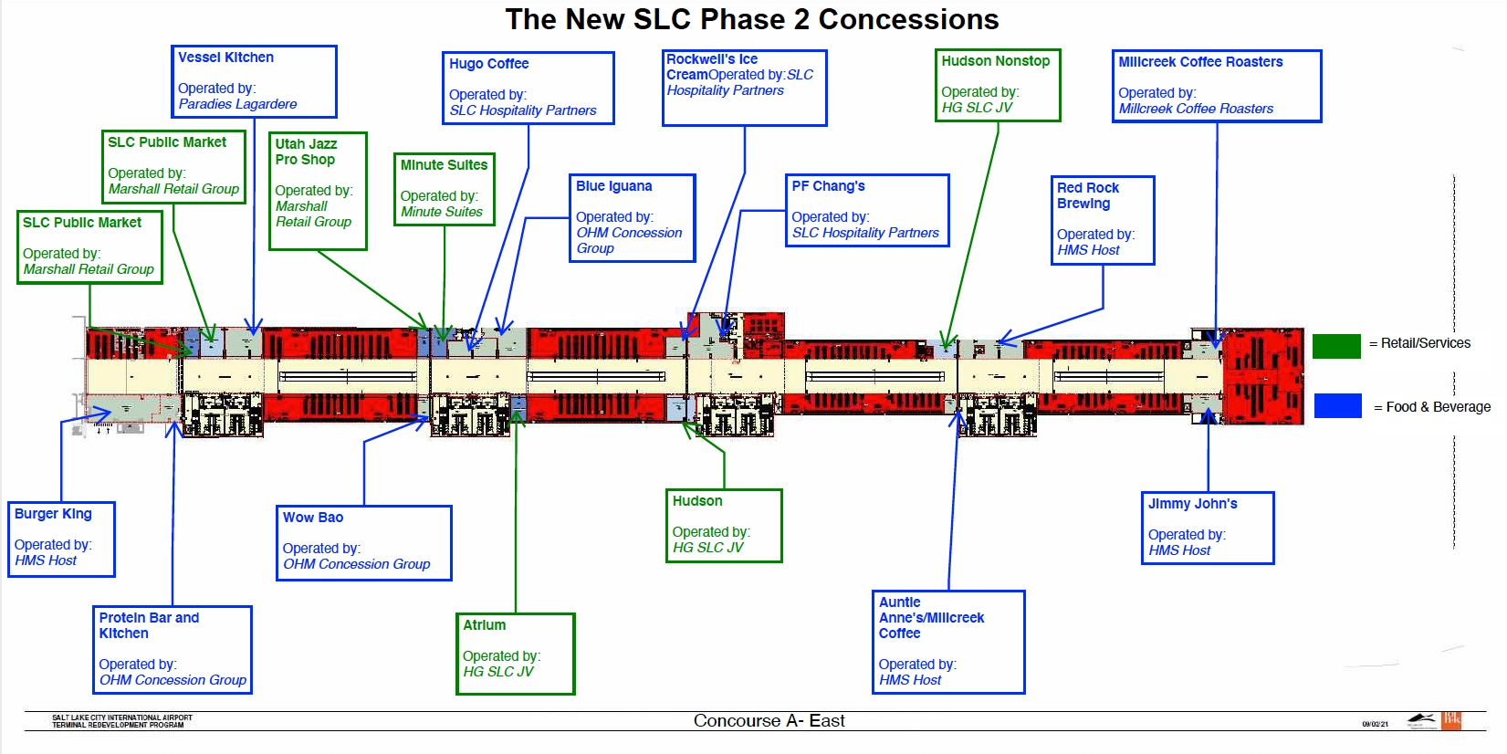 Say Hello To The New SLC Phase 2 Concessions SLC Airport Mountain