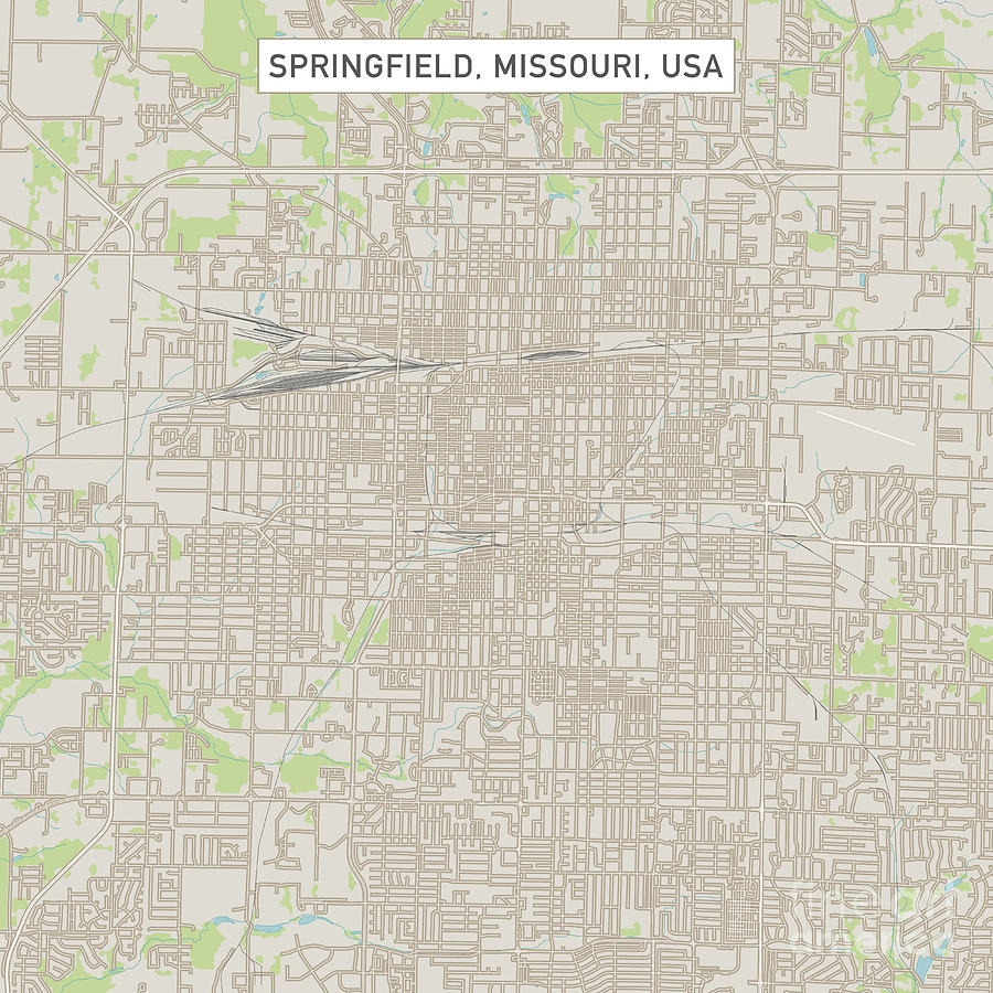 springfield mo city map springfield mo city map
