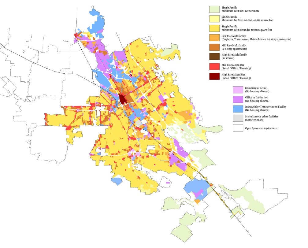 Summary Zoning Map Of San Jose A Small Downtown Several Commercial Corridors A Vast Office industrial Area In North San Jose And To The South What Was Planned To Be Another Yuge Office Summary Zoning Map Of San Jose A Small Downtown Several Commercial Corridors A Vast Office industrial Area In North San Jose And To The South What Was Planned To Be Another Yuge Office