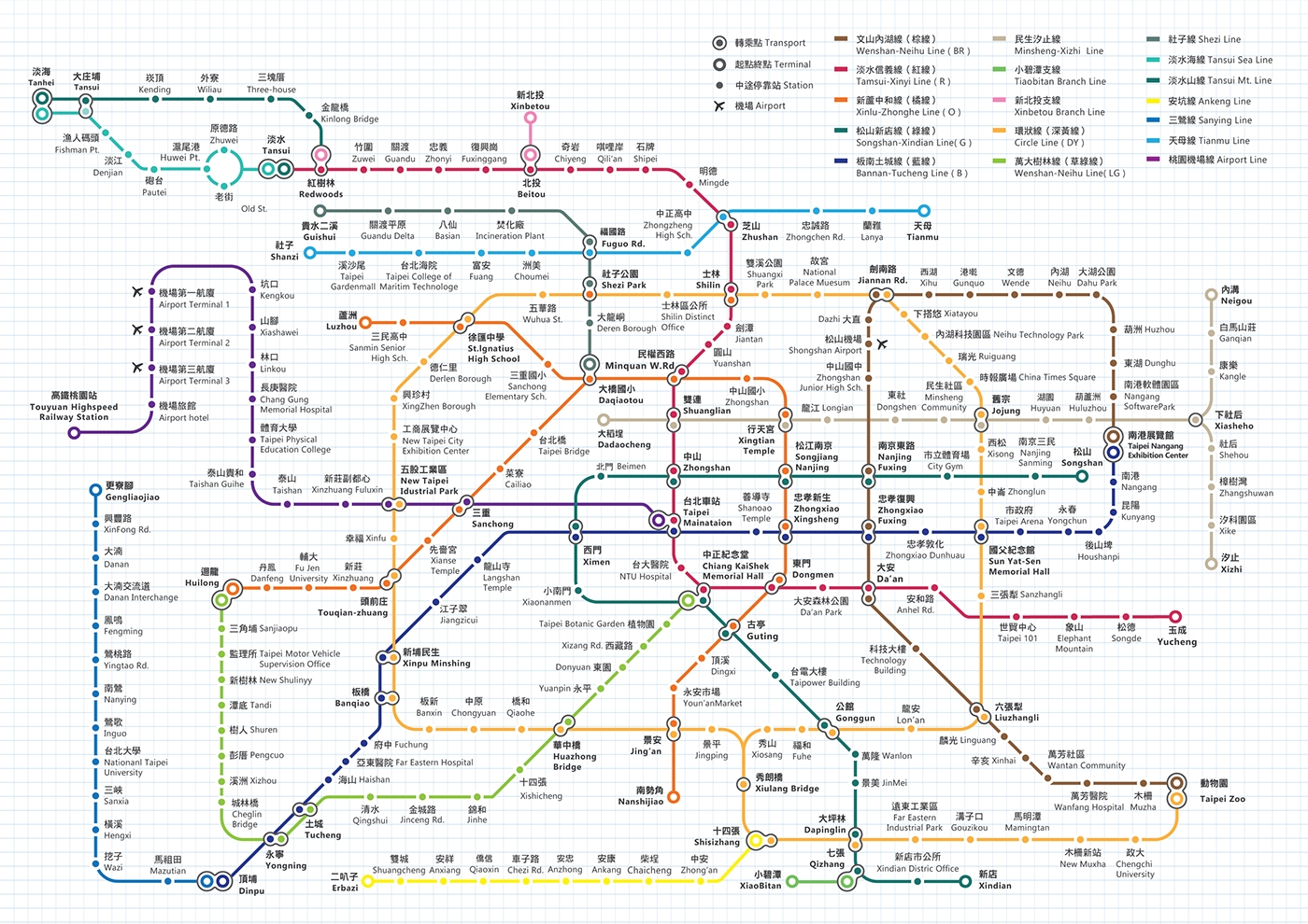Taipei Metro Map 11 Images Behance