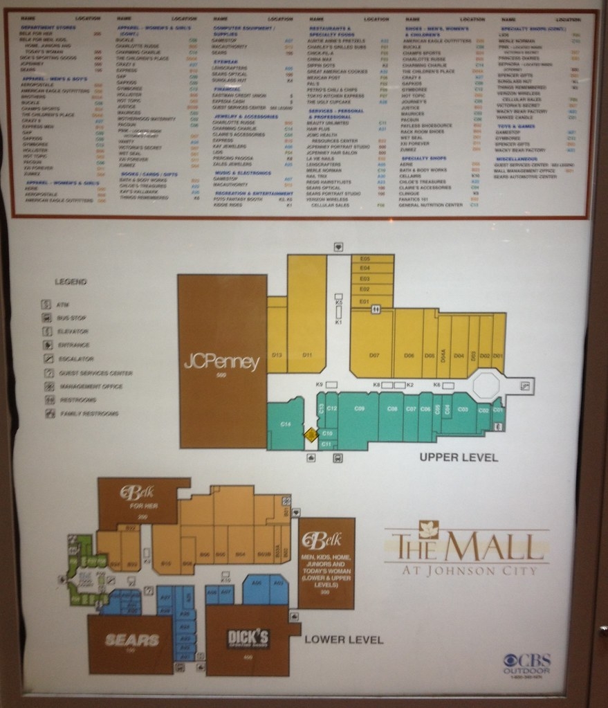 The Mall At Johnson City Directory Mike Kalasnik Flickr The Mall At Johnson City Directory Mike Kalasnik Flickr
