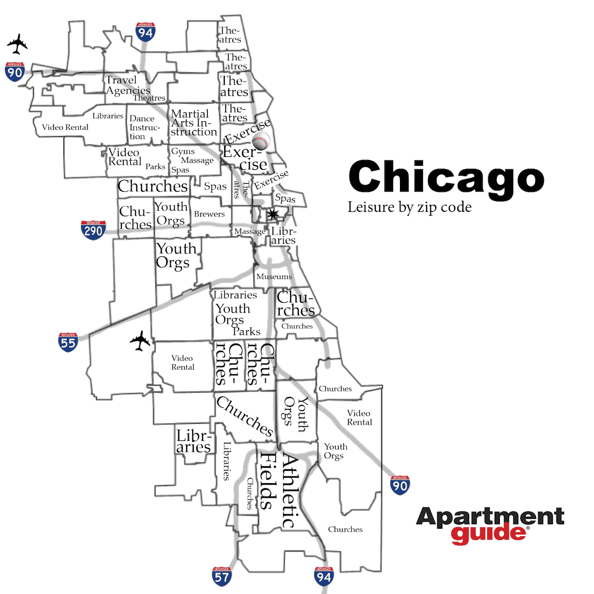 This Is How Chicago Looks According To Most Popular Businesses ApartmentGuide