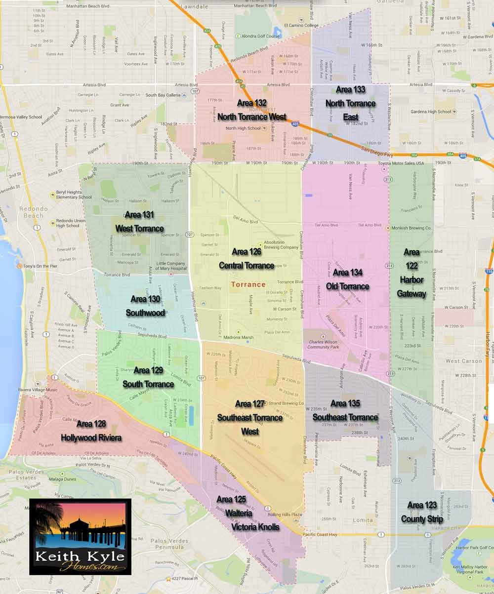 Torrance Real Estate Map Search Homes By Neighborhood Torrance Real Estate Map Search Homes By Neighborhood