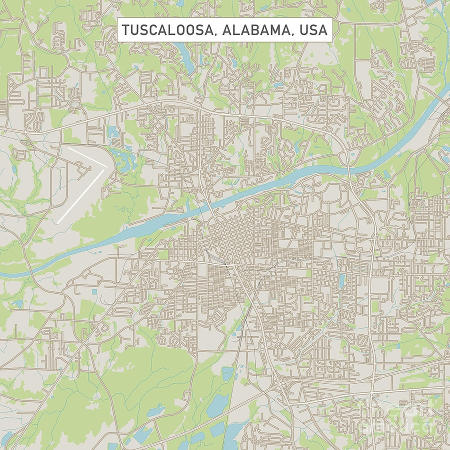 Tuscaloosa Alabama US City Street Map Digital Art By Frank Ramspott Fine Art America Tuscaloosa Alabama US City Street Map Digital Art By Frank Ramspott Fine Art America