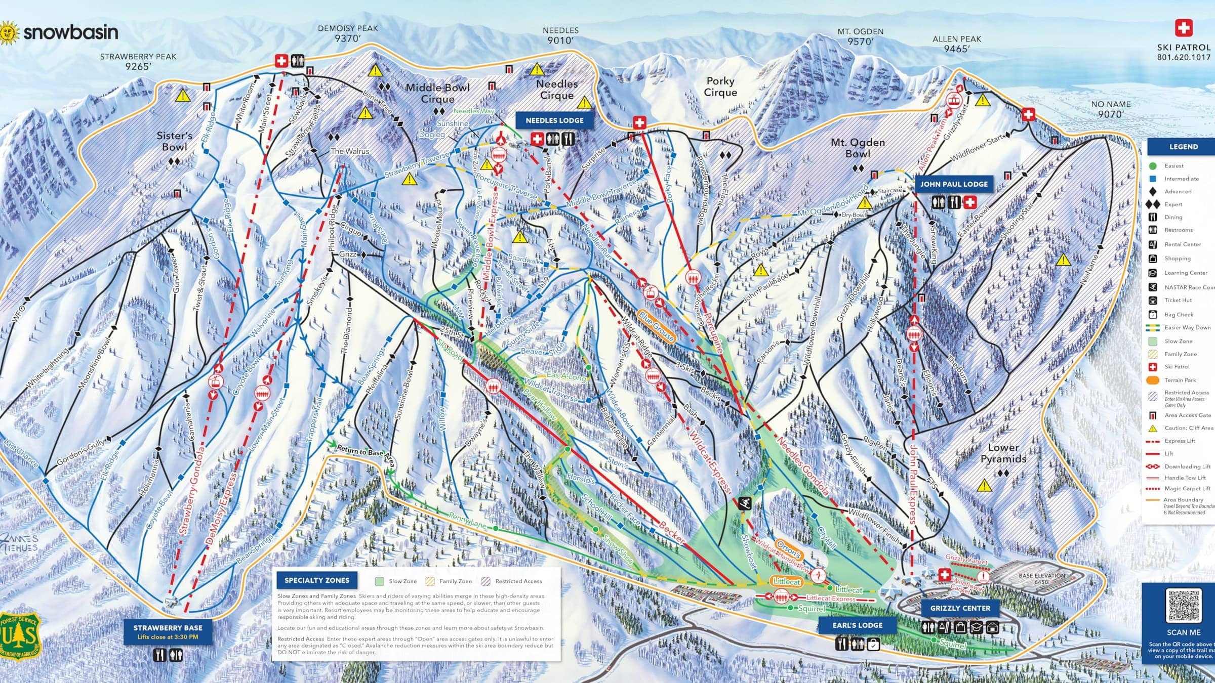 Utah Ski Resort Trail Maps Ski Utah