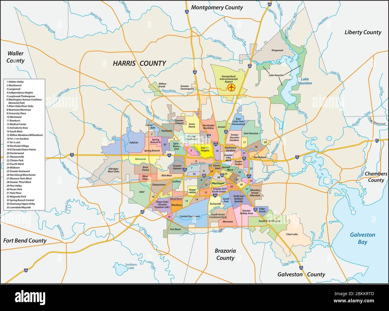 city of houston boundary map city of houston boundary map