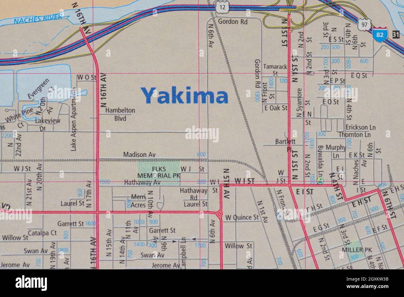 Yakima Map Hi res Stock Photography And Images Alamy Yakima Map Hi res Stock Photography And Images Alamy